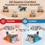 Mochilumi Alaskan Malamute Weighted Stuffed Animal