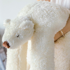 Mochilumi Polar Fleece Bear Weighted Stuffed Animal