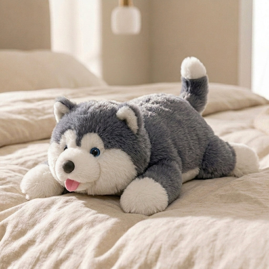 Mochilumi Alaskan Malamute Weighted Stuffed Animal